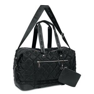 Steve Madden BAmos Weekender Black Duffel Bag